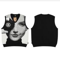 ❤ Ready Stock ❤? High quality new loose face knitted vest sweater for men and women