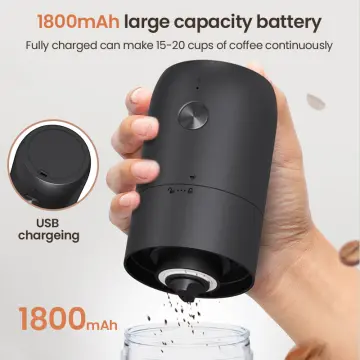 1pc Portable Electric Coffee Grinder, Automatic Coffee Bean