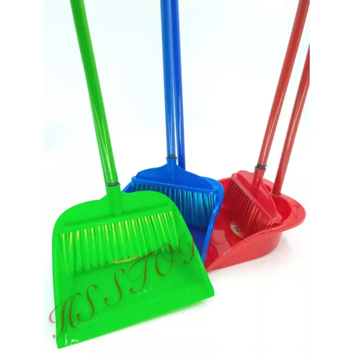 No.2 PLASTIC BROOM AND DUSTPAN SET(WALIS/DUSTPAN) Lazada PH