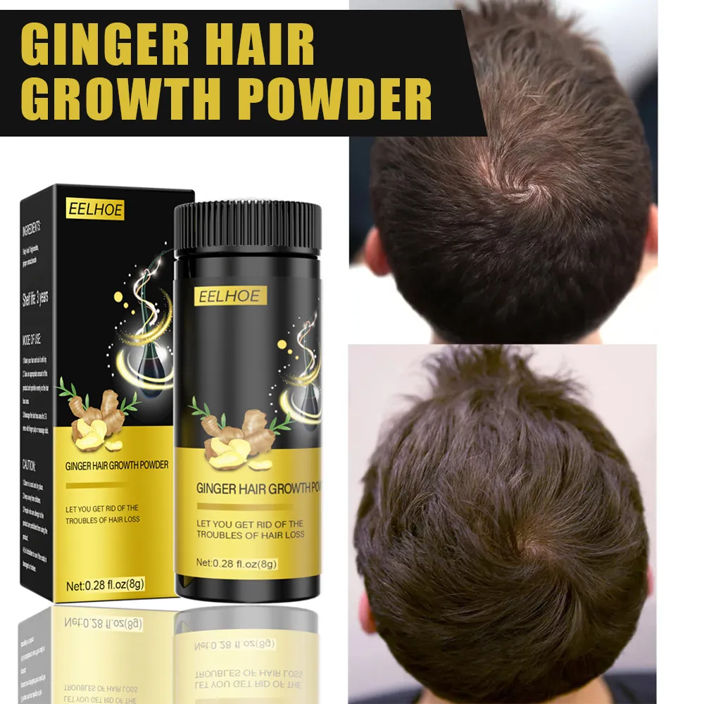Ginger Essence Nourishing Hair Growth Powder Hair Building Fibers  Thickening Spray Instant Wig Regrowth Powders Hair Loss Concealer Men And  Women 8g | Lazada Singapore