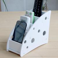 Desk Mobile Phone Remote Control Holder Storage Box Air Conditioner Stand Shelf Rack Home Office Organizer