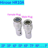 Hirose HR10A 7P 10P 4 6 10 12Pin Hole กิจกรรมชายหญิงปลั๊กกล้องอุปกรณ์อัตโนมัติขั้วต่อสายไฟ 5 ตำแหน่งหมุด-lihanrui