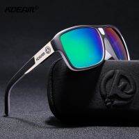 【CW】✣☒﹍  KDEAM New Mirror Sunglasses Men Eyewear Polarized Big Size Glasses UV400 Protection With Hard KD520