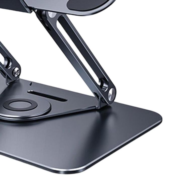 bolehdeals-ขาตั้งแล็ปท็อปสำหรับโต๊ะทำงานมี360ฐานหมุนขาตั้งแล็ปท็อปแหวนซีลน้ำมันคู่