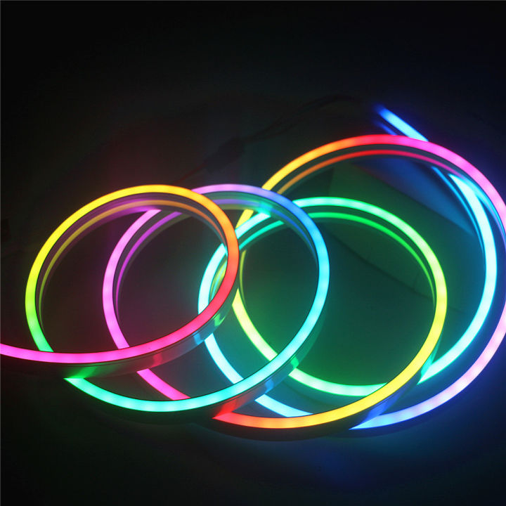 dc5v-led-neon-rope-tube-light-silica-gel-soft-lamp-ws2812-ws2812b-narrow-0410-0612-96ledsm-flexible-led-strip-ip65-waterproof