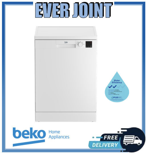 Beko DVN04X20W Freestanding Dishwasher 13 Plate Settings + free