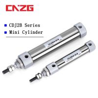 Double Acting Pneumatic Air Cylinder Mini Small CDJ2B Type Single Rod 10mm 12mm 16mm Bore 20mm 25mm 30mm 150mm Stroke CDJ2B16