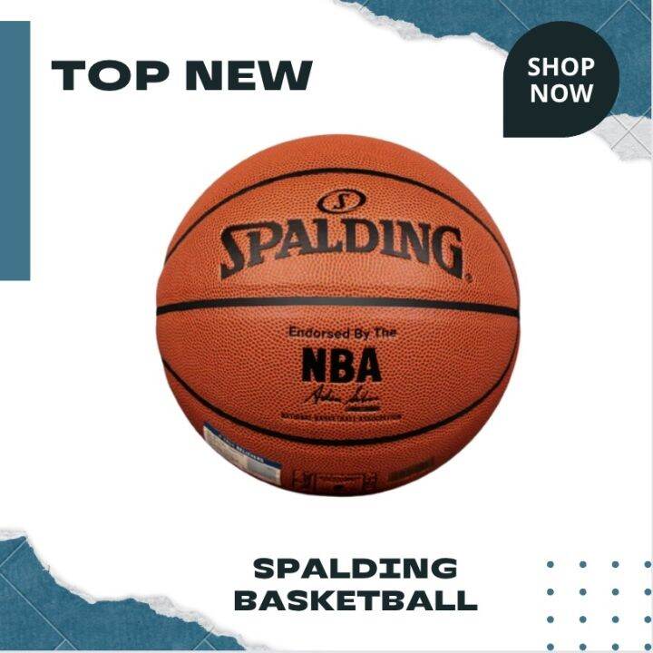 ۞ Spalding Basketball Size 7 PU Leather Original Official Basketball