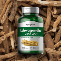 PipingRock Ashwagandha, 4500 mg (per serving), 120 Quick Release Capsules