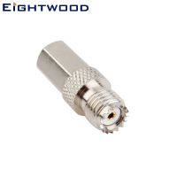 Eightwood RF Coaxial Adapter FME Male to Mini UHF Female SO239 for Car CB Radio 4G LTE GSM Antenna Pack-5