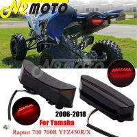 For Yamaha Raptor 700R 700 R YFZ450R YFZ450X YFZ 450R 450X 450 R X Motorcycle LED Taillight Running Rear Brake Tail Light 06-18