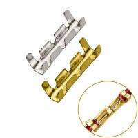 DJ453 Double U-shaped Parallel Terminal Tab Cold Inserts Connectors Small Teeth Fascia 0.5-1.5mm2 Silver and Golden Electrical Connectors