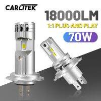 【CW】 H4 H7 Led 18000LM Plug And Play H7 Led Bulbs For Car 70W 6000K White H4 Led Moto High Low Beam Turbo Led Auto Tuning Accessories