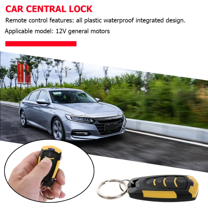 Classic Car Remote Central Door Lock Locking Kit Keyless Entry Alarm