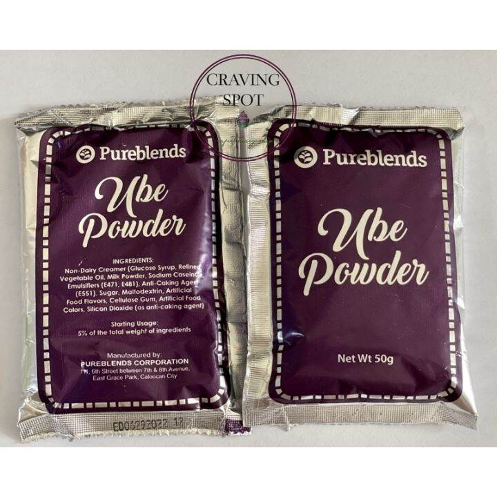 UBE POWDER PUREBLENDS 50G/Expiration Date MARCH 2024 EXPIRY Lazada PH