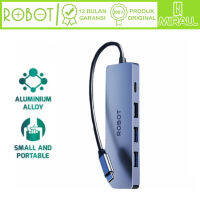 Robot HT255S 5in1 อะแดปเตอร์ฮับ USB-C HDMI PD 100W USB 3.0 ของแท้