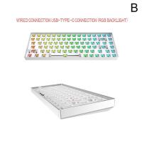 TESTER 84 Gaming Mechanical Keyboard Wired Kit 84-Key Compact Type-C สายปลั๊กความร้อน RGB Symphony Backlight DIY Keyboard