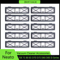 แผ่นกรอง HEPA สำหรับ Neato Boac 70E 75 80 85 D70 D75 D80 D85 D Series หุ่นยนต์กวาดเครื่องดูดฝุ่นอุปกรณ์เสริมอะไหล่