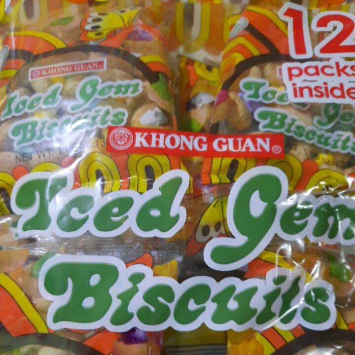 Iced Gem Biscuits By Khong Guan Lazada Ph