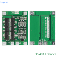 ?【Lowest price】Legend 3S 4S 40A 60A Li-ion บอร์ดป้องกันเครื่องชาร์จแบตเตอรี่ลิเธียม18650 BMS สำหรับมอเตอร์เจาะ11.1V 12.6V/14.8V 16.8V เพิ่มความสมดุล