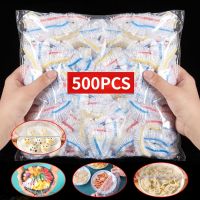 100/200/300pcs Colorful Saran Wrap Disposable Food Cover Food Grade Fruit Fresh-keeping Plastic Bag Kitchen Accessories