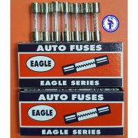 ฟิวส์แก้วตัวสั้น ขนาด20MM Fuse EAGLE (แพ็ค10ตัว)