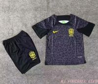 Top-quality 2022/23 Brazil goalkeeper football Jersey set for kids