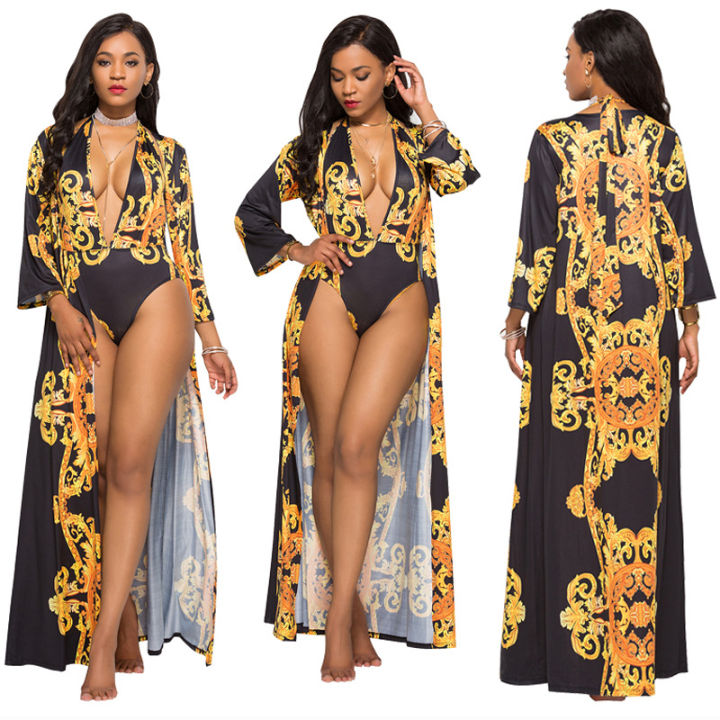 iasky-retro-print-deep-v-neck-one-piece-swimsuit-beach-cover-ups-set-2019-new-sexy-women-swimwear-bathing-suit-amp-cover-up-2pcss
