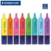 1pcs STAEDTLER 364 Highlighter Pen Oblique Head Marker Pen Poster Pen New Macaron Color Department Student Office UseHighlighters  Markers