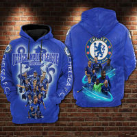 CHELSEA UEFA CHAMPIONS LEAGUE 2021 – 3D HOODIE RAGLAN SLEEVE I1