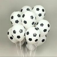 【cw】 15pcs 12inch Football Balloons Soccer Helium Boy Birthday Meet Decorations Globos !