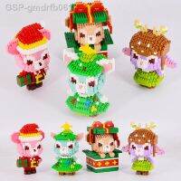 Qsv35นิเมซโคเอลโฮ Urso Blocos De Construção Presente Natal Anime Diamante Micro Tijolo Brinquedos Para Crianas