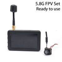 ไมโคร5.8กรัมระบบ FPV จอ3นิ้ว480X320 LCD ค้นหาอัตโนมัติและ VTX-CAM 25Mw พร้อมกล้อง600TVL AIO สำหรับโดรนรถ RC