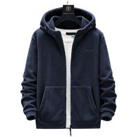 [COD] First-hand source of supply spring and autumn mens casual fleece sweater fashion tide brand jacket teenager batch