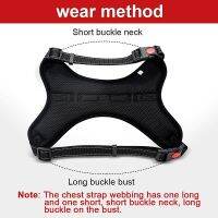 SMLXL Retractable dog Harness Soft Adjustable Vest Large Dog Breathable Out of Harness Vest