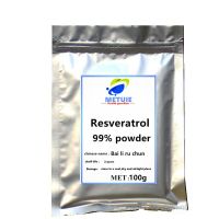 99% Resveratrol Powder Polygonum cuspidatum extract Skin Whitening Anti Aging NMN HPLC 100-1000g