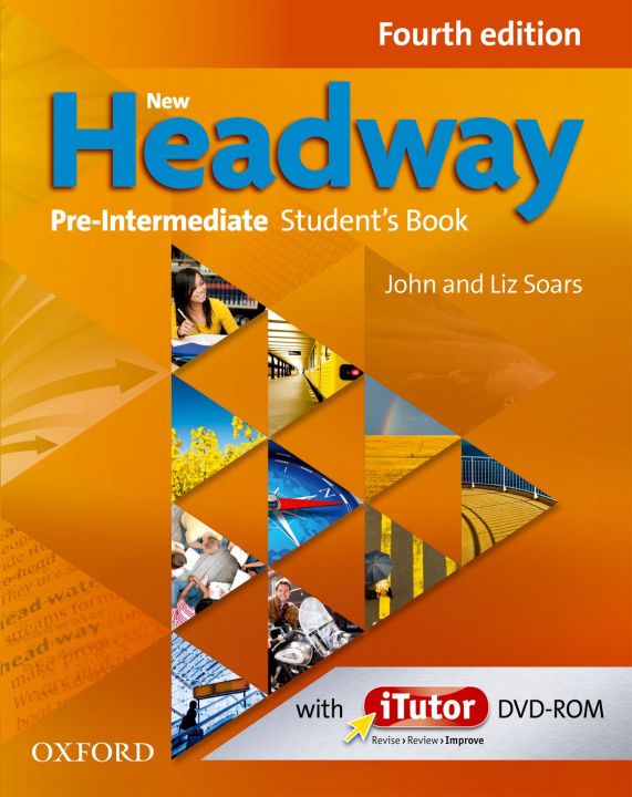 หนังสือ New Headway 4th ED Pre-Intermediate : Students Book +DVD (P)