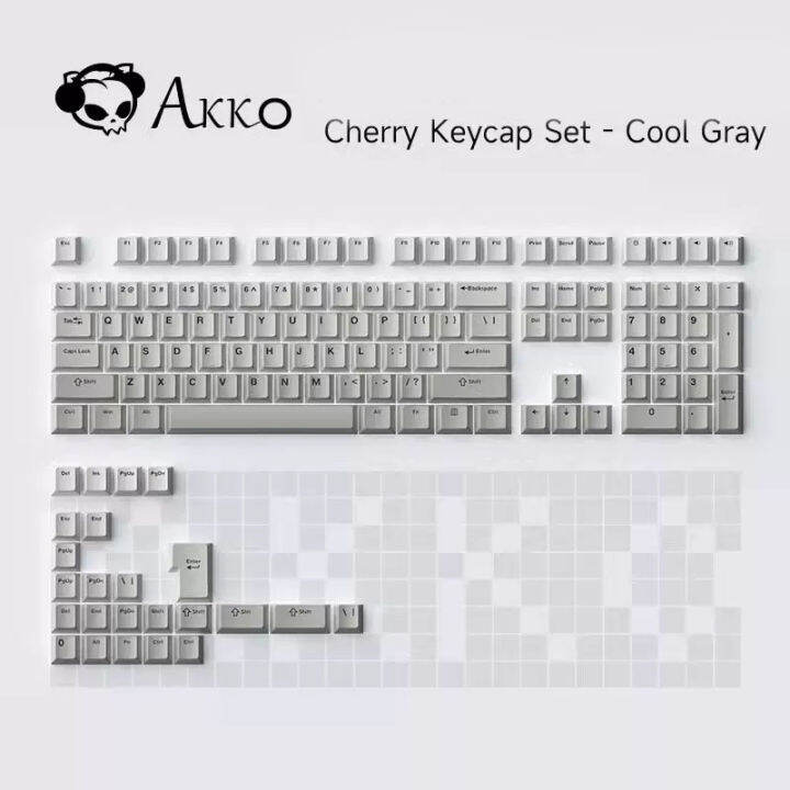 keycaps-akko-marrs-สีเขียวชุดเชอร์รี่184-คีย์