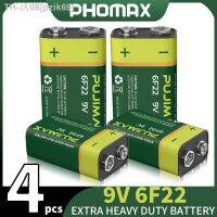 pzik69 PHOMAX 6F22 Battery Super Long Life 9V Carbon Battery Dry Cell Disposable for Electronic Thermometer Digital Camera Durable