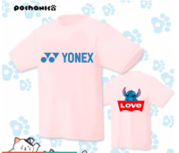 Yonex ตะเข็บการ์ตูนเสื้อยืดเล่นปิงปองจากเกาหลีใต้ดูดซับเหงื่อแห้งเร็วกีฬาบาสเกตบอลการฝึกอบรมการออกกำลังกายสำหรับทั้งหญิงและชายชุดกีฬากลางแจ้ง