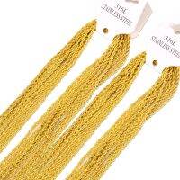 【CW】♛☫♤  ASON 10pcs/lots Twist Chains Necklace Men 2mm Length 45cm 50cm 55cm 60cm Chain Jewelry Accessories