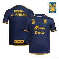 2023-2024 Tigres de la UANL Away Jersey Football Short Sleeve Tshirts Sports Tee Plus Size