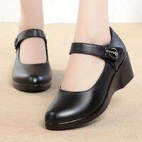 Cresfimix Women Classic Wine Red Height Increased Round Toe Buckle Strap Heel Shoes Lady Fashion Comfort Summer Party Pump A6717