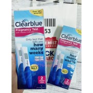 Que thử thai điện tử báo tuổi thai Úc Clearblue How Many Weeks