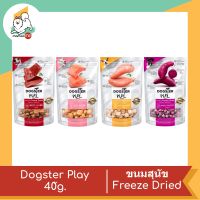 Dogster Play  Freeze Dried ขนมฟรีซดราย สำหรับสุนัข 40 กรัม