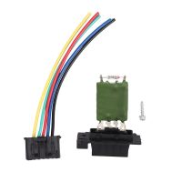 Heater Motor Blower Fan Resistor With Wiring Repair Plug Harness for FIAT Opel Vauxhall Corsa 13248240 77364061 Engine Heaters Accessories