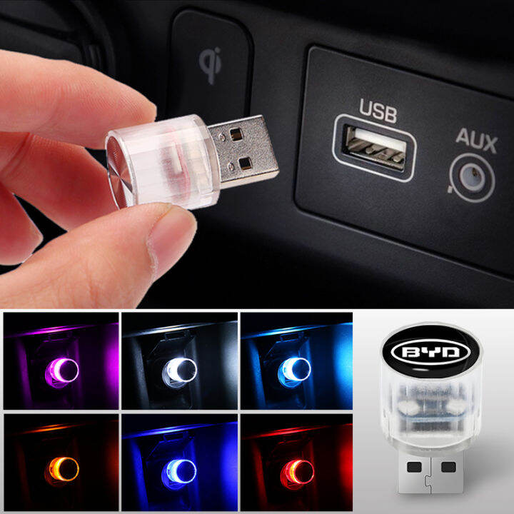 1pcs Car Interior USB LED Neon Ambient Light for Ford Explorer 5 Focus