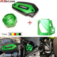 ☢❧✈ฝาครอบฝาปิดถังน้ำมันสำหรับ Kawasaki Z800 Z 800 Z800 2013-2016ด้านข้างด้านหน้ารถจักรยานยนต์น้ำมันเบรคตัวป้องกันฝาครอบป้องกัน