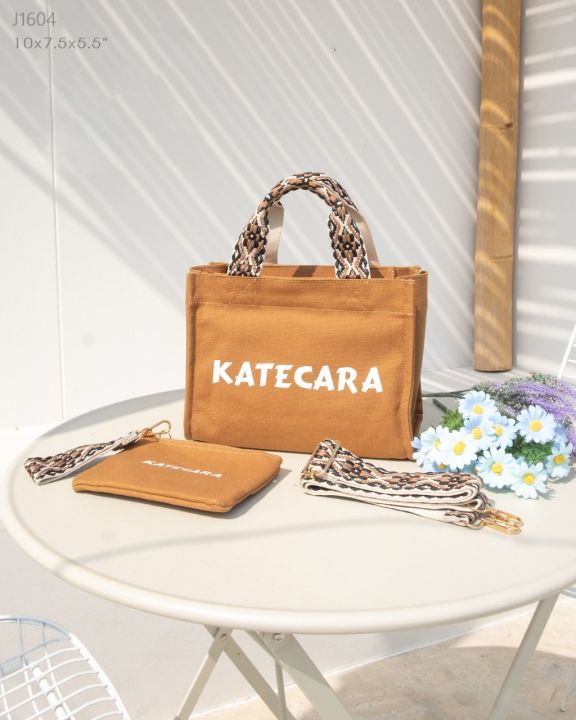 กระเป๋าสะพายพรีเมี่ยมแคสวาส-katecara-no-j-1604