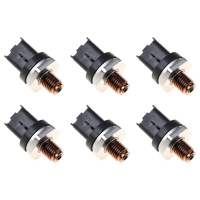 6X Fuel Rail Pressure Sensor Pressure Relief Valve Sensor Transducer for 0281002797 0281006507 0281002283